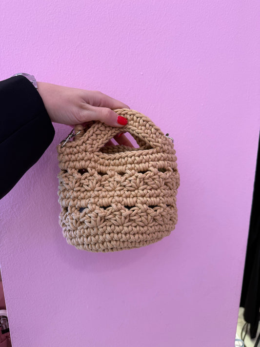 Borsa uncinetto baby colore corda