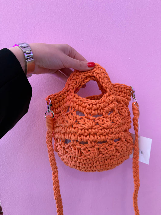Borsa uncinetto baby arancio