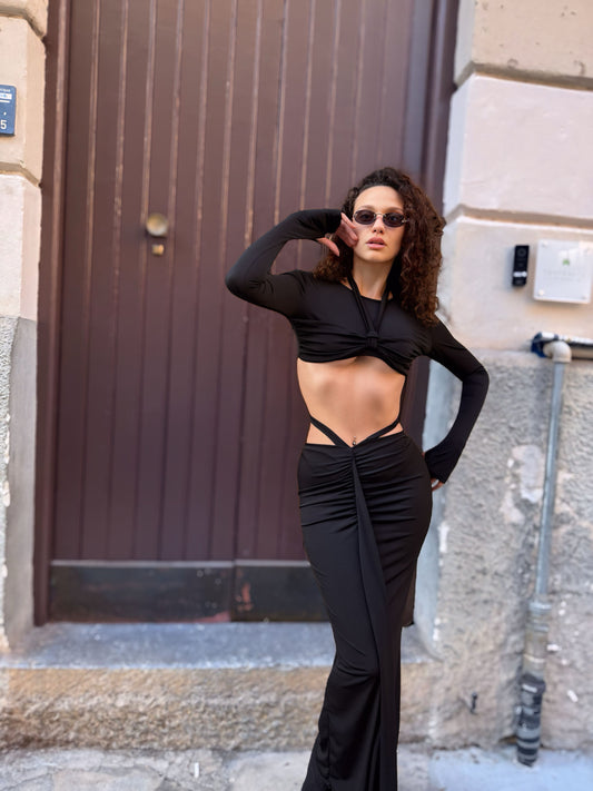 Coordinato debby Nero
