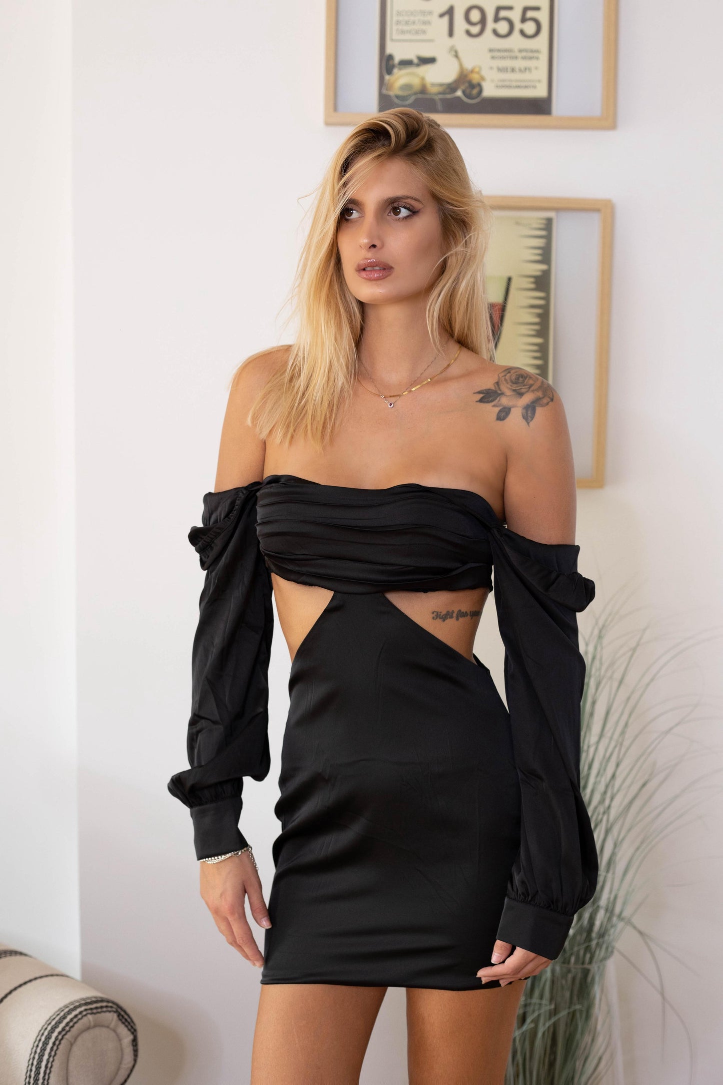 Abito Satin corto